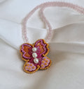 Collar Mariposa Mostacillas