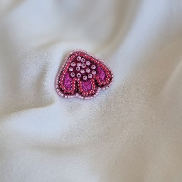 Prendedor mini rosado