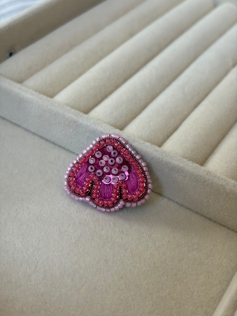 Prendedor mini rosado