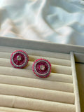 Velvet Rosado y Plateado